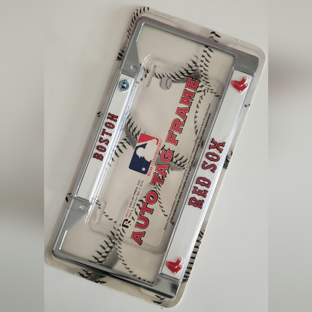 🆕️ MLB Boston Red Sox Auto License Plate Frame